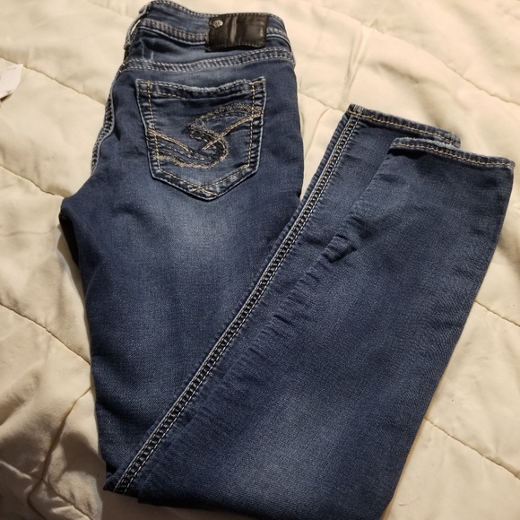 Silver's Boyfriend Jeans sz 25x29 - Picture 1 of 5